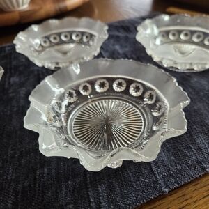 Antique Davidson "Blackberry Prunt" Desset Dishes 1920/1930
